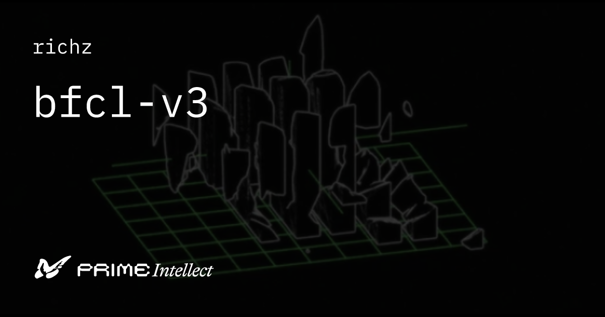 bfcl-v3 | Prime Intellect